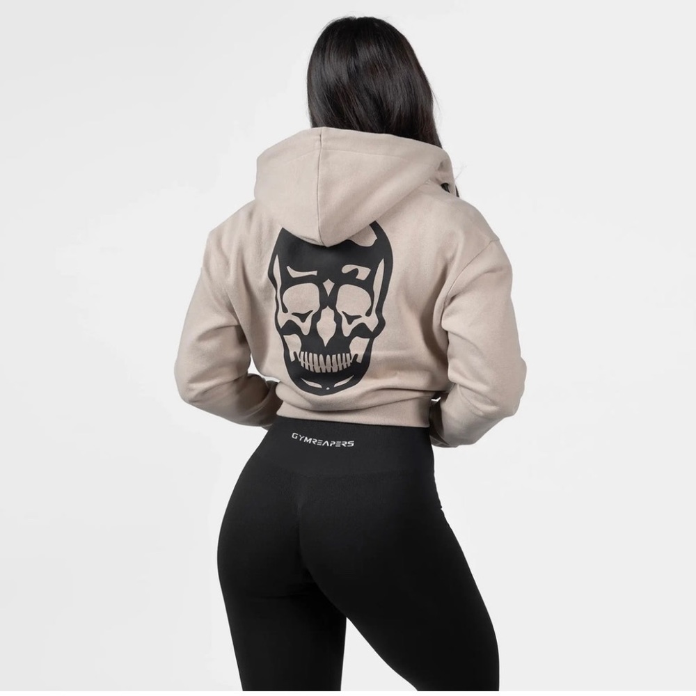 Gym Reapers cropped zip up hoodie